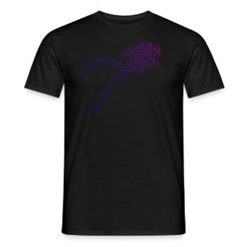 Taucher Diver Scuba Diver Diving Scuba Tauchen - Men's T-Shirt - black - Front - AI Model Male 178 light (178cm)