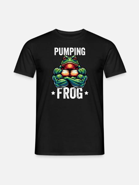 Pumping Frog - Men's T-Shirt - black
