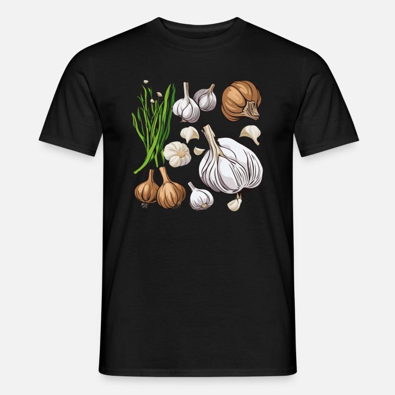 Garlic Gift Gift Idea - Men's T-Shirt - black