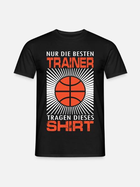 Basketball Trainer Geschenk Coach Team - Männer T-Shirt - Schwarz