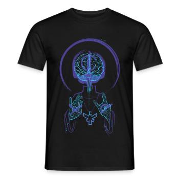 Voodoo-Priester - Männer T-Shirt - Schwarz - Vorne - AI Model Male 178 light (178cm)