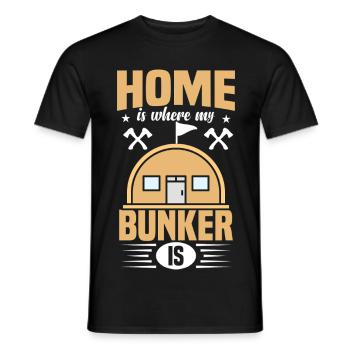  Prepper Gear Survivalism Must Haves Prepping - Men's T-Shirt - black - Front - AI Model Male 178 light (178cm)