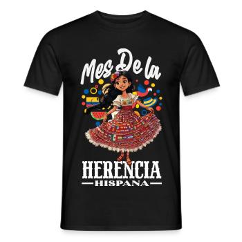 Mexiko Stolz & Heimat Mexikaner Mexico Flagge - Männer T-Shirt - Schwarz - Vorne - AI Model Male 178 light (178cm)