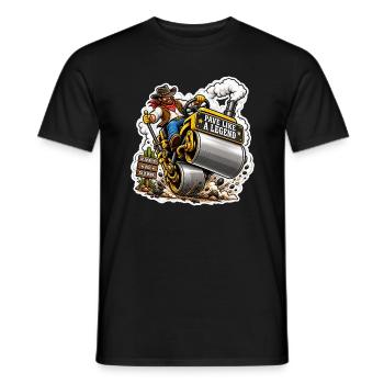 Pope Like a Legend - Men's T-Shirt - black - Front - AI Model Male 178 light (178cm)