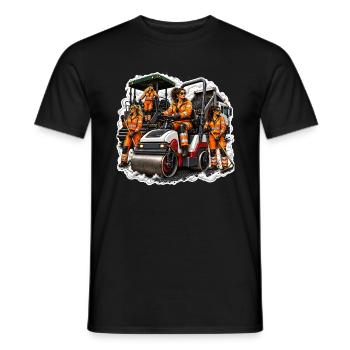 Cowgirls à capote noir - T-shirt homme - noir - Devant - AI Model Male 178 light (178cm)