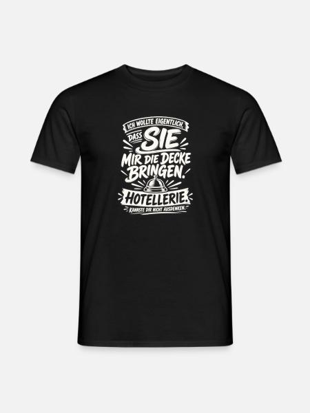 Ich wollte, dass SIE die Decke bringen - Männer T-Shirt - Schwarz