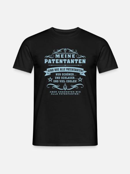 Meine Patentanten - Männer T-Shirt - Schwarz