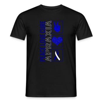 Peace Love Cure Aproxia T Shirt - T-shirt homme - noir - Devant - AI Model Male 178 light (178cm)