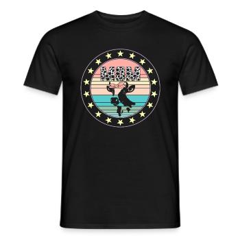 Chemise de maman de vache, cadeau de fête des mères drôle d’amoureux de la vache - T-shirt homme - noir - Devant - AI Model Male 178 light (178cm)