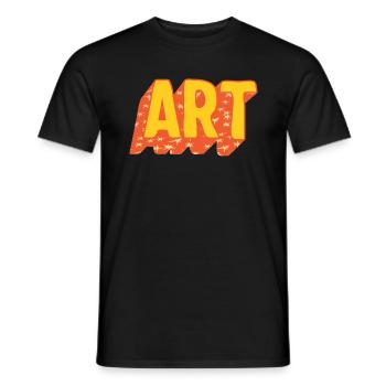 Chemise d’art, Amateur de sport d’art, Cadeau de professeur d’art, Art - T-shirt homme - noir - Devant - AI Model Male 178 light (178cm)