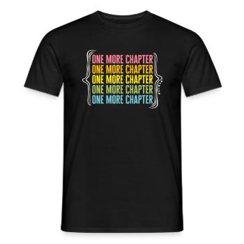 Leseshirt, Noch ein Kapitel-T-Shirt, lustiges Buch - Männer T-Shirt - Schwarz - Vorne - AI Model Male 178 light (178cm)