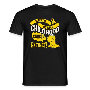 Kinderkrebs Awareness Shirt, Let's Make - Männer T-Shirt - Schwarz - Vorne - AI Model Male 178 light (178cm)