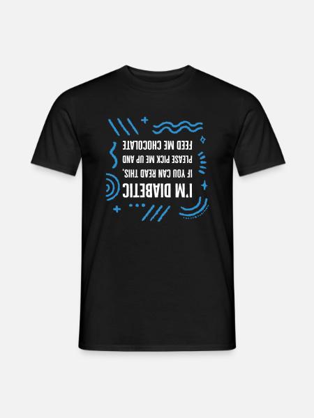 Diabetes Awareness Month skjorte, jeg er diabetiker - Mænd T-shirt - sort