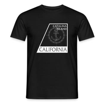 Catalina Island Hemd, Segelboot Liebhaber - Männer T-Shirt - Schwarz - Vorne - AI Model Male 178 light (178cm)