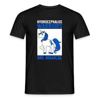 Hydrocephalus Awareness Shirt, Krieger sind - Männer T-Shirt - Schwarz - Vorne - AI Model Male 178 light (178cm)