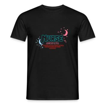 Chemise d’infirmière, Infirmière Définition Nom drôle de tee, - T-shirt homme - noir - Devant - AI Model Male 178 light (178cm)