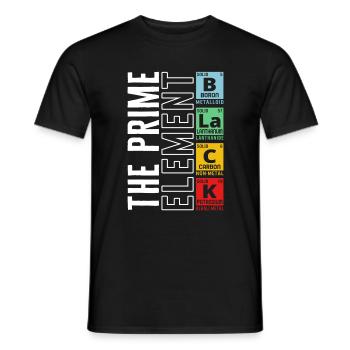 Chemise Black Lives Matter, Black The Prime Element - T-shirt homme - noir - Devant - AI Model Male 178 light (178cm)