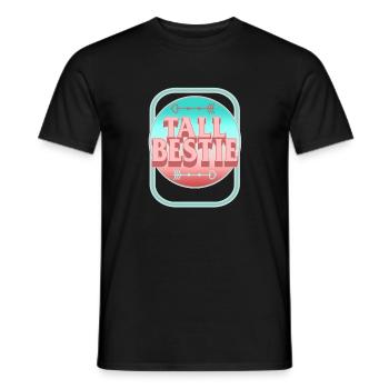Freundschaftshemd, Tall Bestie Niedliches T-Shirt, Schwestern - Männer T-Shirt - Schwarz - Vorne - AI Model Male 178 light (178cm)
