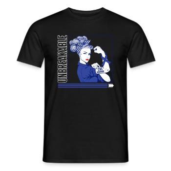 Cyclic Vomiting Syndrome Shirt, CVS Warrior - Men's T-Shirt - black - Front - AI Model Male 178 light (178cm)