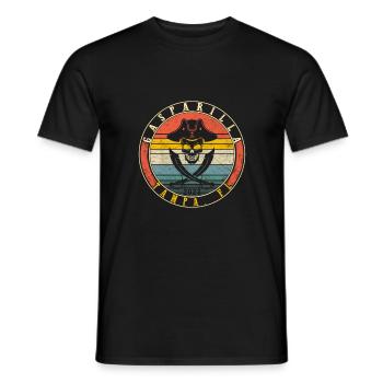 Gasparilla 2023, Chemise du Festival des Pirates, Cadeau - T-shirt homme - noir - Devant - AI Model Male 178 light (178cm)