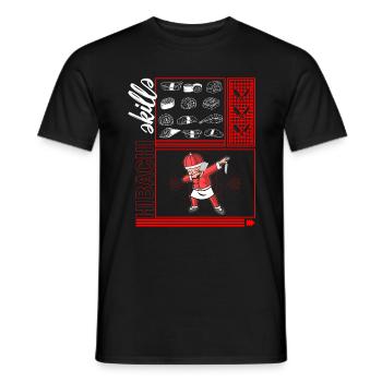 Hibachi Hemd, Hibachi Skills Dabbing Chef Sushi - Männer T-Shirt - Schwarz - Vorne - AI Model Male 178 light (178cm)