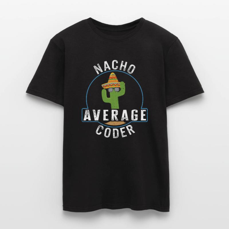 Chemise de programmeur, Nacho Average Coder Tee, T-shirt homme