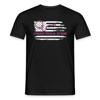 Krankenschwester-Hemd, Gefängniskrankenschwester-T-Shirt, RN-Geschenk - Männer T-Shirt - Schwarz - Vorne - AI Model Male 178 light (178cm)