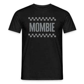 Mother Shirt, Mombie Tee, Gift For Mother's Day - Men's T-Shirt - black - Front - AI Model Male 178 light (178cm)