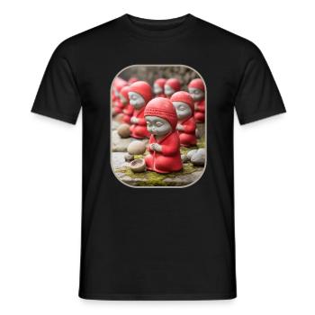 Jizo Pathway Chipmunks Sacré Scamper T Shirt - T-shirt homme - noir - Devant - AI Model Male 178 light (178cm)