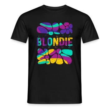 Friendship Shirt, Blondie Tee, Gift For Matching - Men's T-Shirt - black - Front - AI Model Male 178 light (178cm)