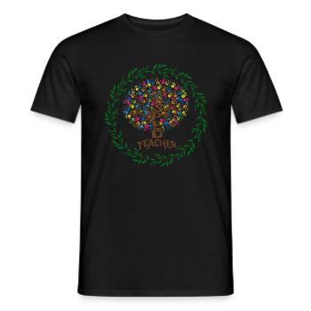 Special Education Shirt, Sped Teacher Tee, - Men's T-Shirt - black - Front - AI Model Male 178 light (178cm)