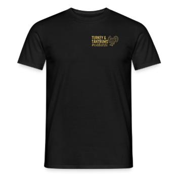 Chemise de Thanksgiving, dinde et crises de colère # - T-shirt homme - noir - Devant - AI Model Male 178 light (178cm)