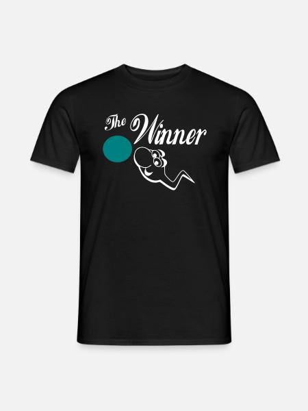 The Winner - Männer T-Shirt - Schwarz