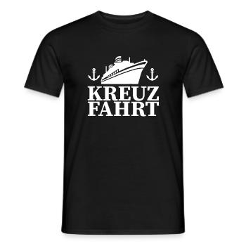Schiff Kreuzfahrtschiff Kreuzfahrt Meer - Männer T-Shirt - Schwarz - Vorne - AI Model Male 178 light (178cm)