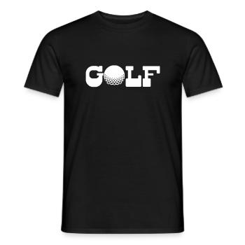 Golf golf golf golf sportif sport - T-shirt homme - noir - Devant - AI Model Male 178 light (178cm)