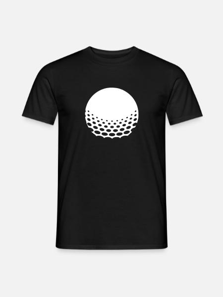 Golfer Golf Golfen - Männer T-Shirt - Schwarz