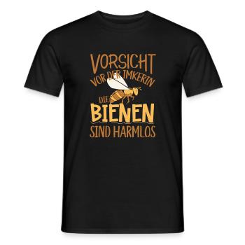 Imker Imkerin Honig - Männer T-Shirt - Schwarz - Vorne - AI Model Male 178 light (178cm)