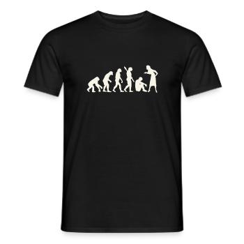 Bachelor - Mænd T-shirt - sort - Foran - AI Model Male 178 light (178cm)