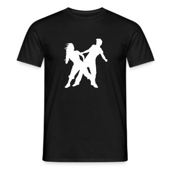 danse - T-shirt homme - noir - Devant - AI Model Male 178 light (178cm)