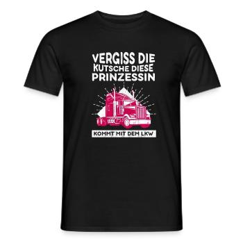 Fahrer Lastwagen Fahrerin LKW Truck Trucker - Männer T-Shirt - Schwarz - Vorne - AI Model Male 178 light (178cm)