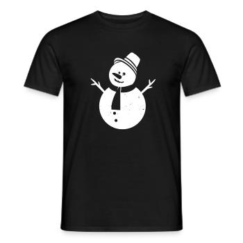 Hiver - T-shirt homme - noir - Devant - AI Model Male 178 light (178cm)