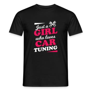Technicien mécatronique tournevis tuner tuning fille - T-shirt homme - noir - Devant - AI Model Male 178 light (178cm)