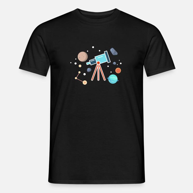 Astronomie - Männer T-Shirt - Schwarz