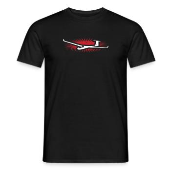 Gliding - Men's T-Shirt - black - Front - AI Model Male 178 light (178cm)