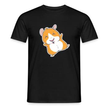 Cochon d'Inde - T-shirt homme - noir - Devant - AI Model Male 178 light (178cm)