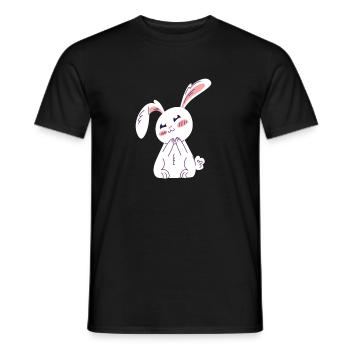 hare - Men's T-Shirt - black - Front - AI Model Male 178 light (178cm)