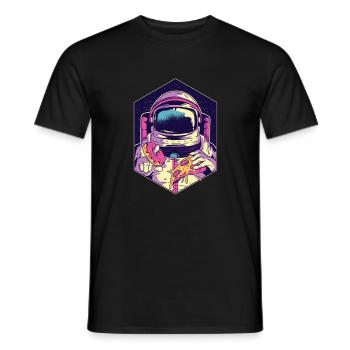 astronomy - Men's T-Shirt - black - Front - AI Model Male 178 light (178cm)