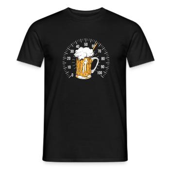 Tuning - Men's T-Shirt - black - Front - AI Model Male 178 light (178cm)