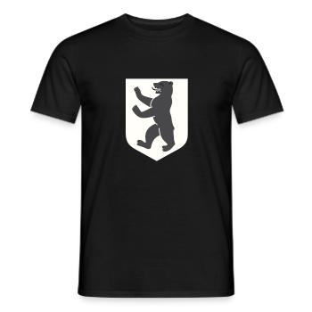 Berlin - Männer T-Shirt - Schwarz - Vorne - AI Model Male 178 light (178cm)