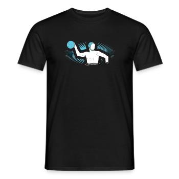 Water polo - T-shirt homme - noir - Devant - AI Model Male 178 light (178cm)